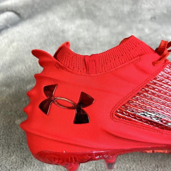 Under Armour Blur Smoke 2.0 MC Red Football Cleats Men’s Size 15 Lightweight main image 9